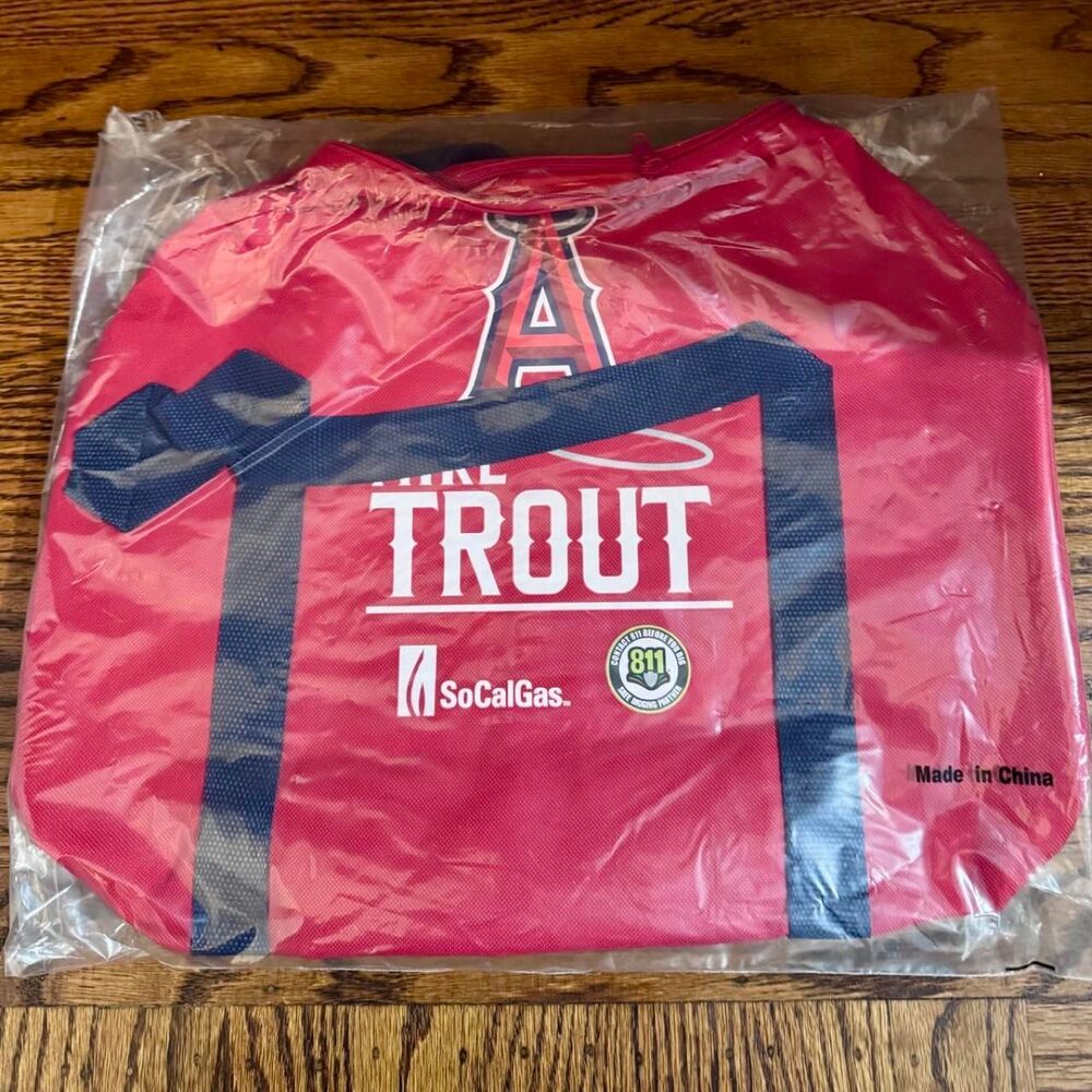 MLB Anaheim Angels Mike Trout Duffle Bag
